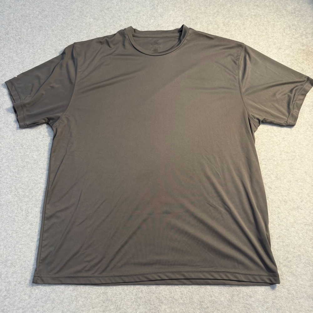 Easton Performance Baseball Athletic Shirt 2XL Grey Men Short Sleeve